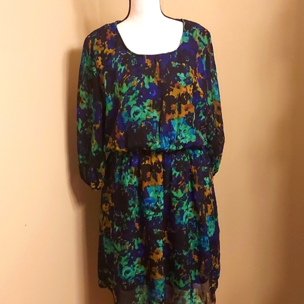 Sheer-lined Dress by Express